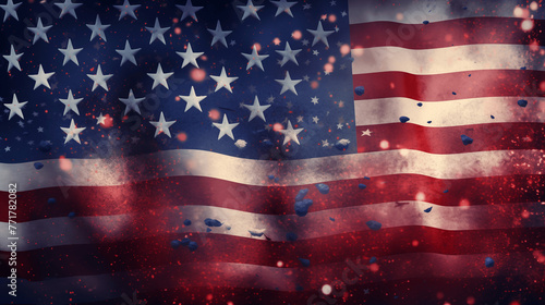 USA 4th of july background.