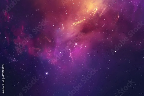 Universe galaxy and night stars. Cosmos mystical supernova abstract vector background. Nebula astral constellation night sky illustration