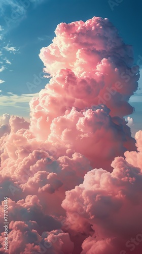 Sun Shining Through Clouds in Sky