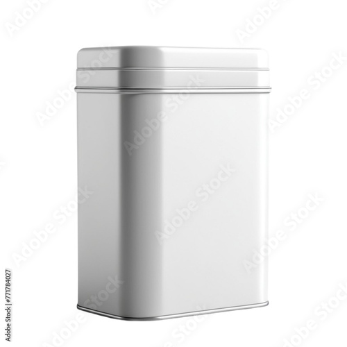 Wallpaper Mural a silver metal tin can on Isolated transparent background png. generated with AI Torontodigital.ca