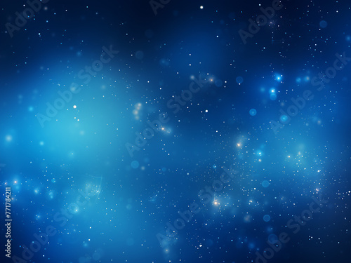 Mesmerizing Galaxies Blue against a cosmic backdrop. AI Generation.