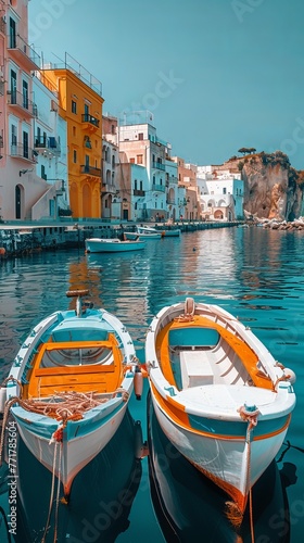 Two Boats Floating on Water