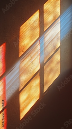 Light Shining Through Windows in Building