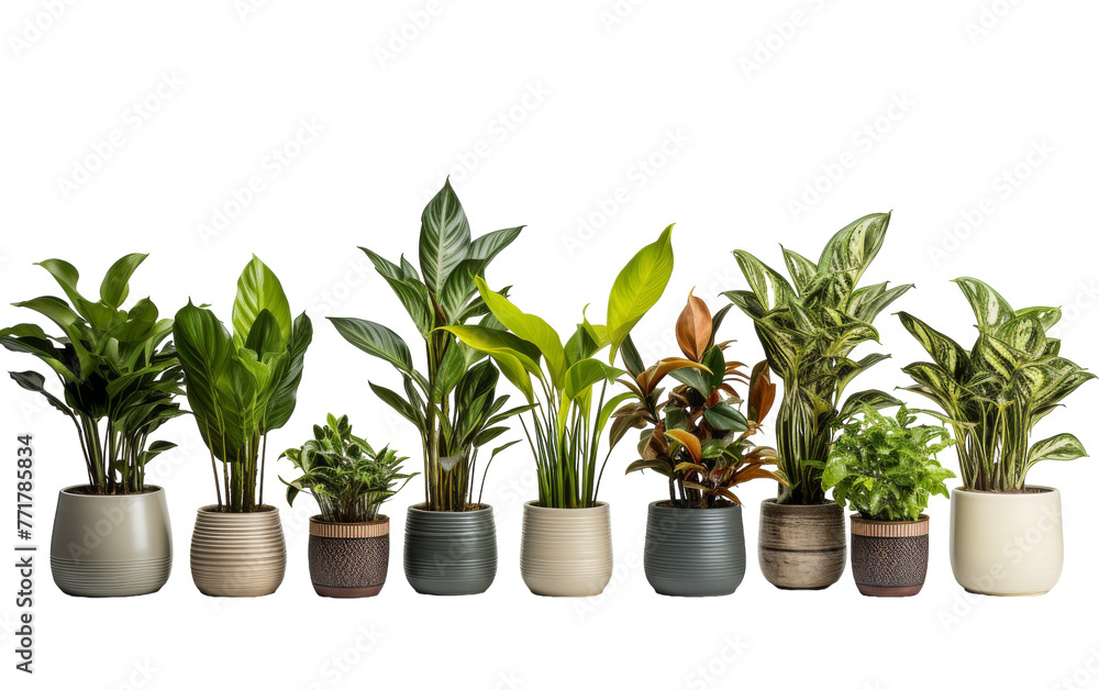 A creative display of potted plants stacked on top of each other, creating a unique and imaginative tower of greenery A creative display of potted plants stacked on top of each other, creating a unique and imaginative tower of greenery