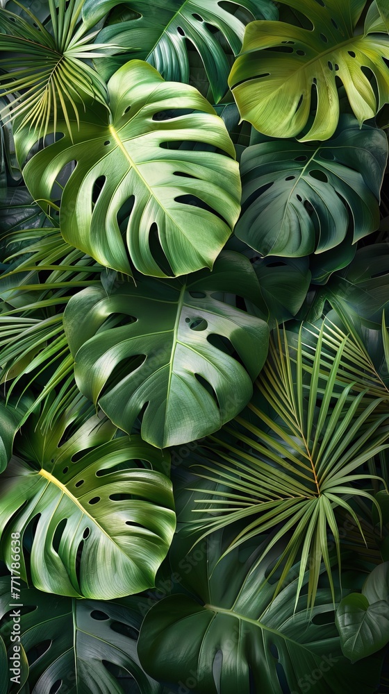 Cluster of Green Leaves