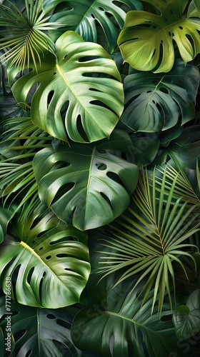 Cluster of Green Leaves