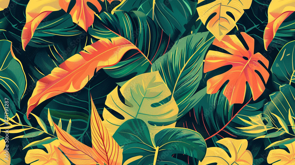 tropical aesthetics pattern tropical aesthetics pattern
