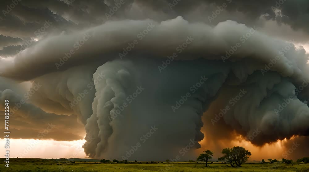A towering vortex of destruction, the tornado sweeps across the ...