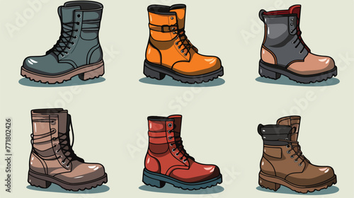 Boots vector for website symbol icon presentation f
