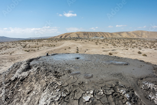 Mud volcano in Azerbaijan