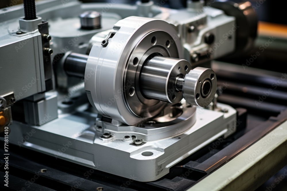 An In-Depth Look at a Rotary Table in an Industrial Workshop Setting An In-Depth Look at a Rotary Table in an Industrial Workshop Setting