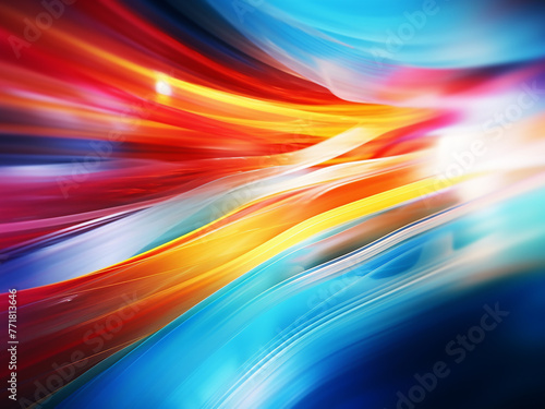 Delve into the spectrum of colors depicted in this abstract and vibrant motion blur backdrop.
