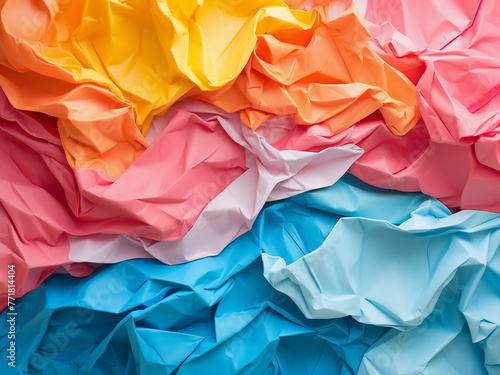 Wallpaper Mural Abstract scene illuminated by colorful bokeh lights and shadows Torontodigital.ca