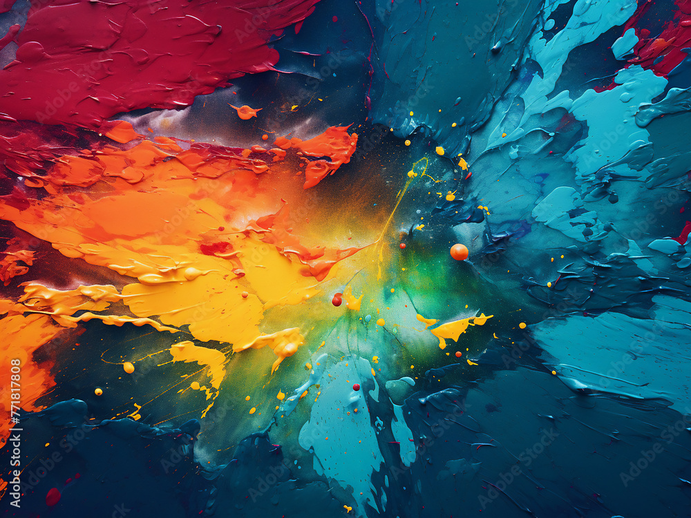 Curved lines and waves create depth in the vibrant 3D background. Curved lines and waves create depth in the vibrant 3D background.