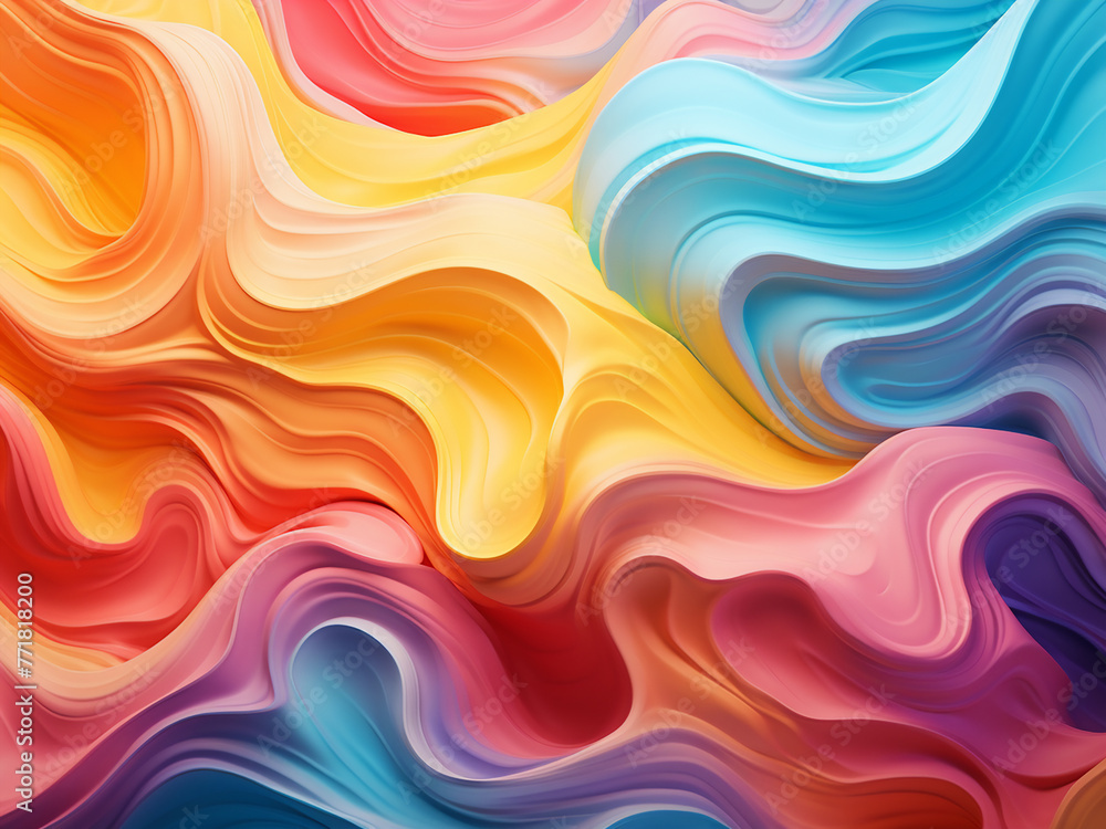 Vector illustration presents an abstract paint background in vibrant hues. Vector illustration presents an abstract paint background in vibrant hues.
