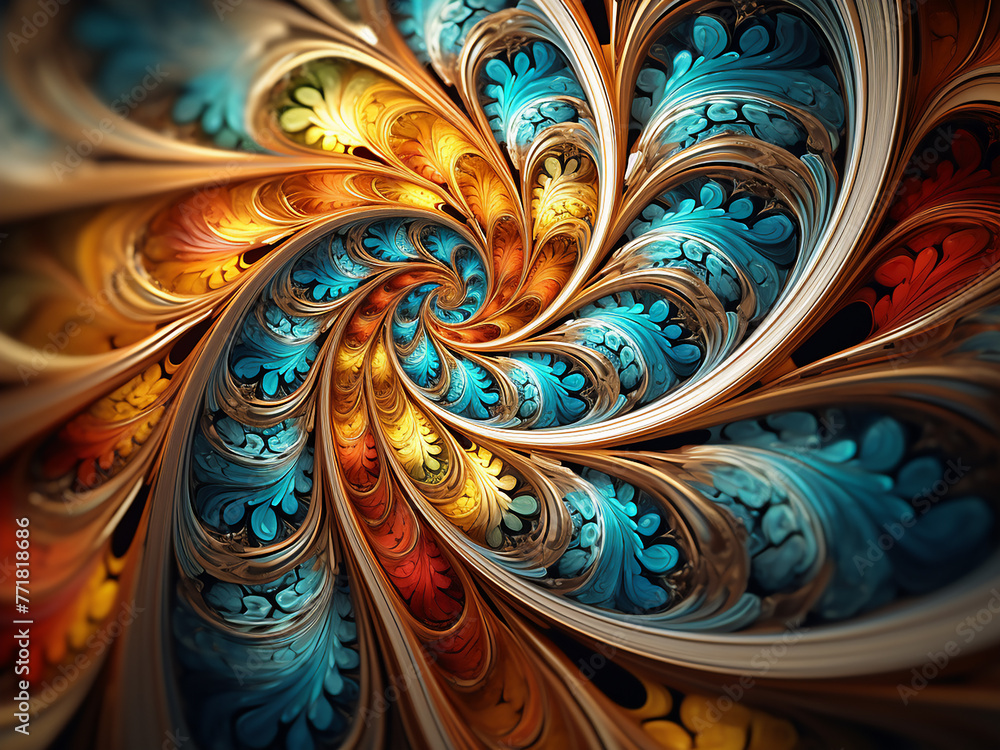 Fractal background is digitally created for various design purposes. Fractal background is digitally created for various design purposes.