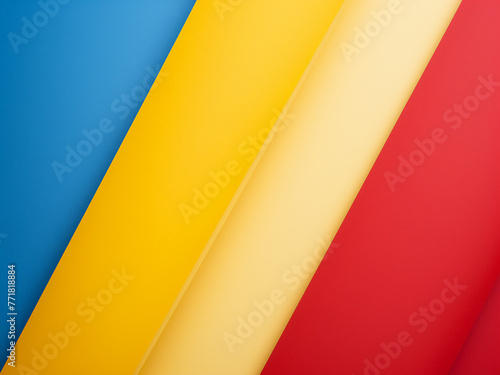 Free Download Delight in the top view of striped paper amidst a sea of bright colors. - GFXLoad