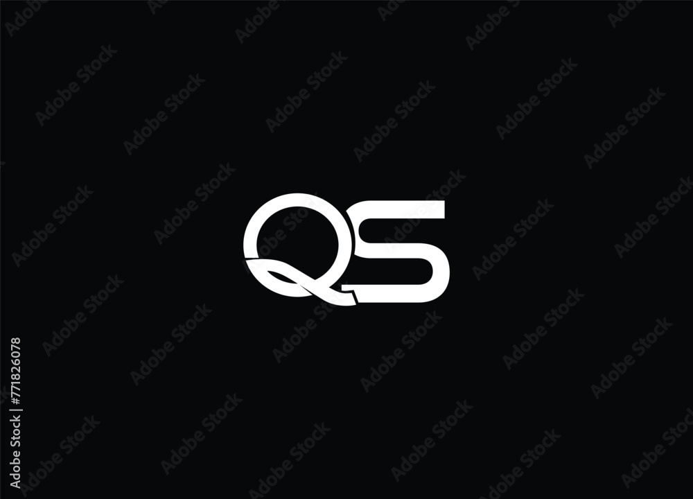QS monogram logo and creative logo design QS monogram logo and creative logo design