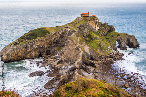 Church of San Juan de Gaztelugatxe in Basque Country photo