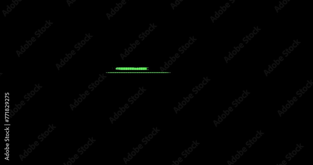 Glitch noise static television VFX. Visual video effects stripes background, tv screen noise glitch effect. Video background, transition effect for video editing real on black background