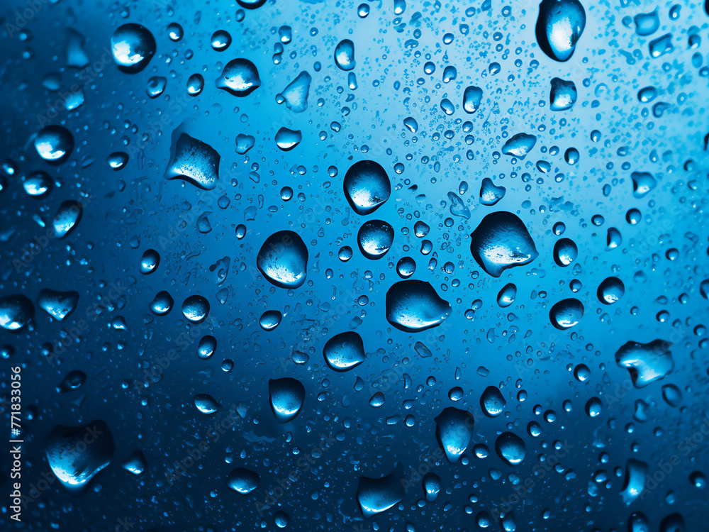 Business-themed background boasts blue paper droplets. Business-themed background boasts blue paper droplets.