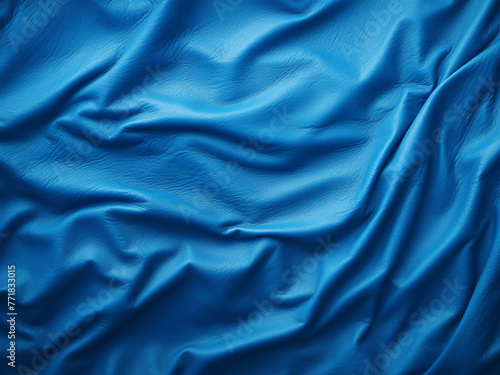 Rich blue background adds depth and vibrancy.