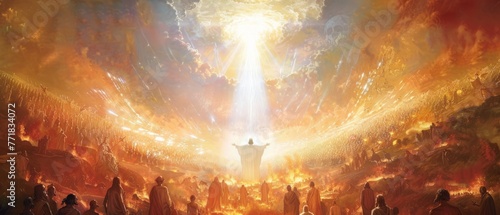 The Glorious Return of Christ: Jesus Second Coming to Judge the Living and the Dead on Final Day of Judgment photo