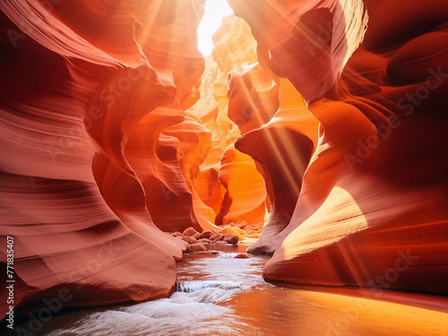 Antelope Canyon: a stunning slot canyon in the American Southwest on Navajo territory.