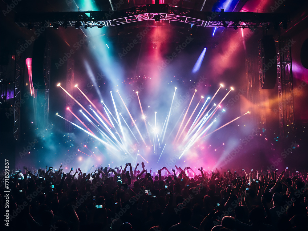 © Llama-World-studio - A lively disco night boasts a colorful and energetic crowd. © Llama-World-studio - A lively disco night boasts a colorful and energetic crowd.