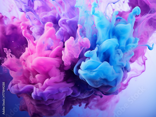 Colors explode in a fantasy spread of abstract art.