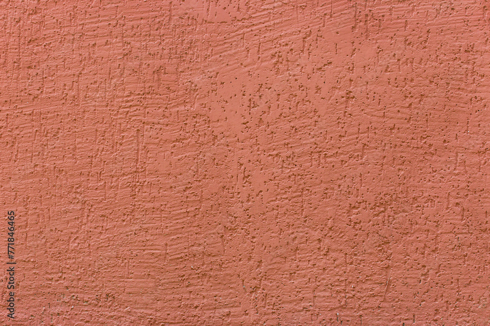 Fototapeta premium Brown paint concrete wall surface plaster texture stucco background abstract color cement structure backdrop grunge