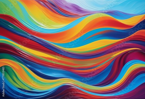 The Mesmerizing Symphony of Liquid Color Waves
