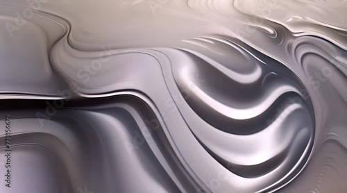 Liquid silver abstract background texture of metal. Mercury Microstock Footage.