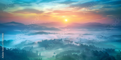 Epic Sunset Landscape in High Definition © Muhammad