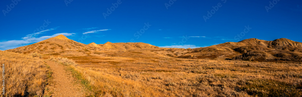 landscape in grasslands national park