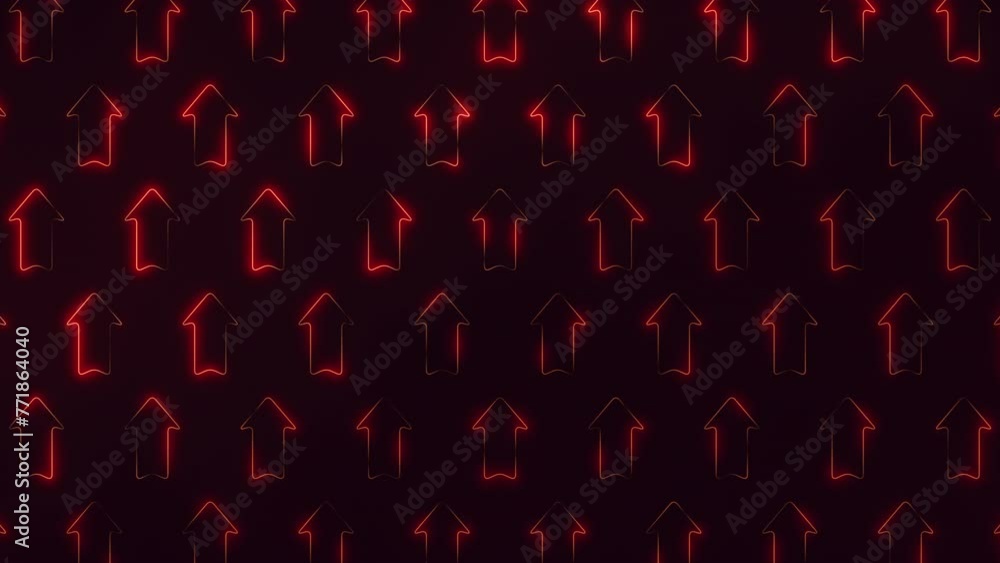 An abstract image of red arrows forming a zigzag pattern, pointing in different directions. The arrows are illuminated and seem to be floating on a dark background An abstract image of red arrows forming a zigzag pattern, pointing in different directions. The arrows are illuminated and seem to be floating on a dark background