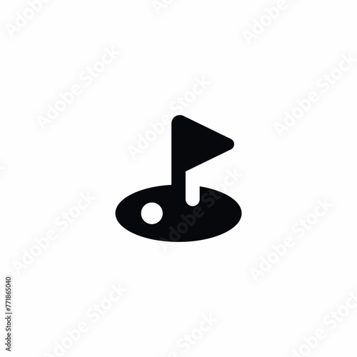 Golf Hole Flag Sport icon