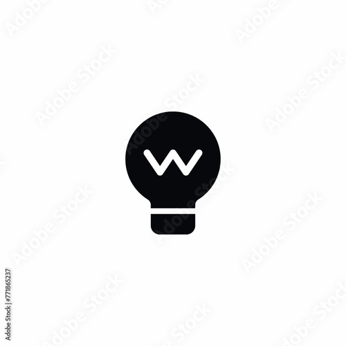 Bulb Light Lamp icon vector