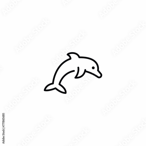 Dolphin Sea Fish Animal icon