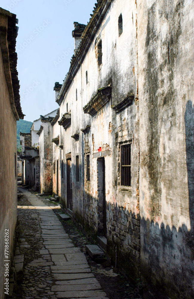 Chengkan Village, Huizhou District, Huangshan City, Anhui Province, China, has a history of more than 1,800 years, the best preserved ancient village in the Ming Dynasty.