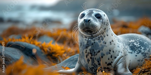 Harbor Seal Spotted in Helgoland, Germany. Concept Animal Sightings, Marine Life, Helgoland, Germany, Conservation