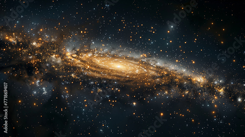 宇宙空間の銀河