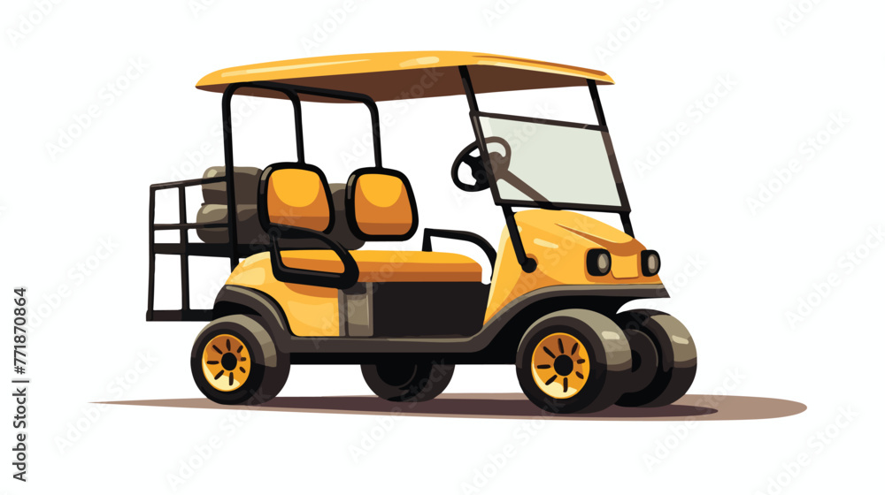 Golf cart vector for website symbol icon presentati