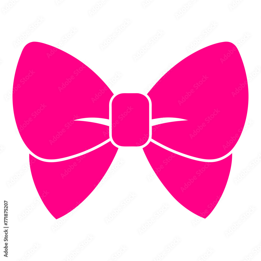 pink ribbon bow icon pink ribbon bow icon