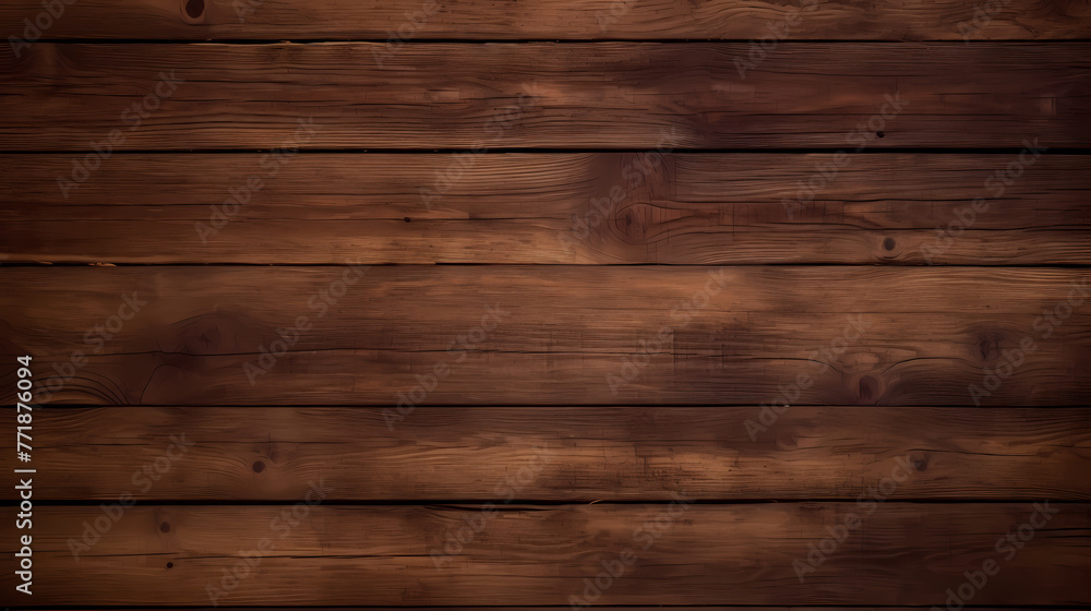Fototapeta premium Brown wooden planks background