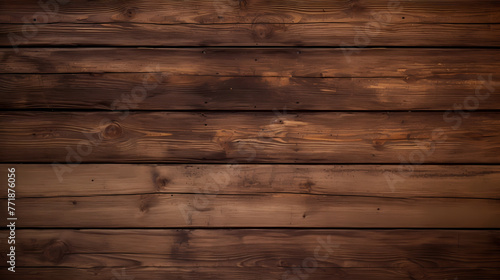 Wallpaper Mural Brown wooden planks background Torontodigital.ca