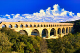 ポン・デュ・ガール・ローマ水道橋の美しい景観
