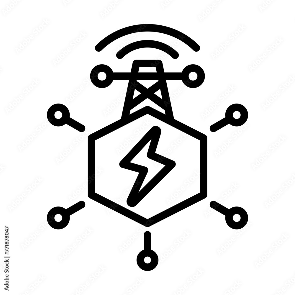 Smart Grids Icon