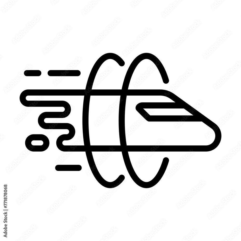 Hyperloop Technology Icon Hyperloop Technology Icon