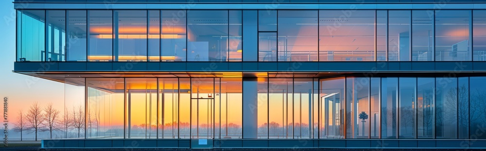 Modern minimalist commercial office building Modern minimalist commercial office building